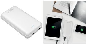 Logilink Mobile Powerbank 20000mAh weiß 2 x USB Ausgang (PA0195)