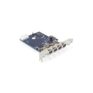 IOI FWx2-PCIE10-4 - FireWire-Adapter - PCI Express x1 - Firewire - 4 Anschlüsse (89173)