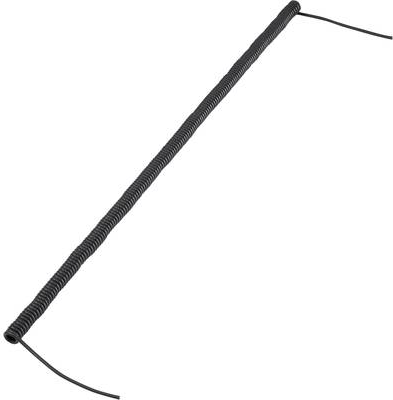 TRU COMPONENTS 1570977 Spiralkabel 170 mm / 500 mm 2 x 0.12 mm² Schwarz 1 St. (1570977)