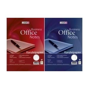 LANDRÉ Kanzleipapier Office, DIN A4, kariert, ohne Rand ohne Rand, 80 g/qm - 1 Stück (100050627)