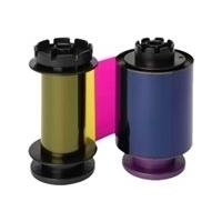 Evolis - Color (cyan, magenta, yellow, fluorescent, resin black) - Farbband (Farbe) (RT5F014NAA)