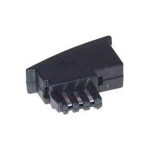 S-Conn TAE-F - RJ11 - TAE-F - RJ11 - Männlich/weiblich - Nickel/Gold - Schwarz - Kunststoff (TC 71200)