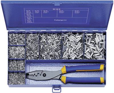 Klauke Aderendhülsen-Sortiment 0.5 mm² 16 mm² Metall SK32B 4900 St. (SK32B)