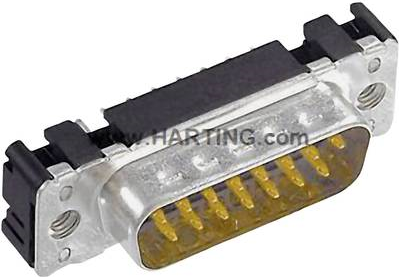 Harting 09 65 261 6712 - D-Sub 2 - Nero - Metallico - Polibutilene tereftalato (PBT) - Acciaio - Resina termoplastica - Lega di