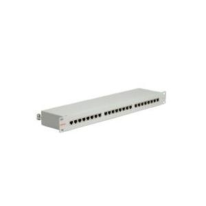 ROLINE 48,30cm (19)-Patchpanel 1 HE, 24 Ports, Kat.5e, grau (26.11.0329)