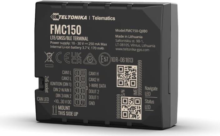 Teltonika FMC150 Localizzatore GPS LTE Cat 1/GSM/GPRS/GNSS/BT