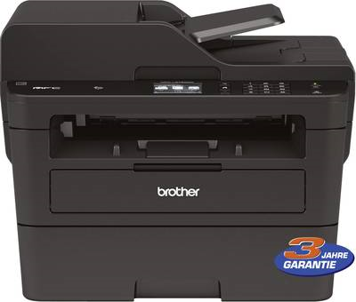 Brother MFC-L2750DW - Multifunktionsdrucker - s/w - Laser - Legal (216 x 356 mm) (Original) - A4/Legal (Medien) - bis zu 34 Seiten/Min. (Drucken) - 250 Blatt - 33.6 Kbps - USB 2.0, LAN, Wi-Fi(n), NFC