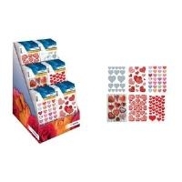 HERMA Sticker DECOR d'Amour, Thekendisplay selbstklebend, 6 Topseller Motive - 1 Stück (3054)