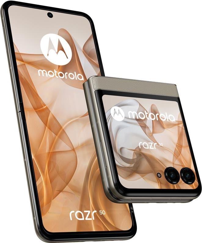 Motorola razr 50 175 cm (6.9") Doppia SIM Android 14 5G USB tipo-C 8 GB 256 GB 4200 mAh Sabbia