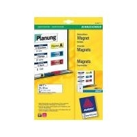 Avery Inkjet Magnet - Magnetische Etiketten - 28 x 78 mm - 90 Stck. (5 Bogen x 18) (J8871-5)