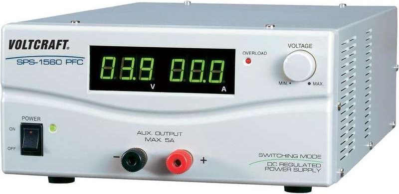 Voltcraft Labornetzgerät, einstellbar SPS 1560 PFC 1 - 15 V/DC 60 - 6 A 900 W 2 x Remote (SPS-9600)