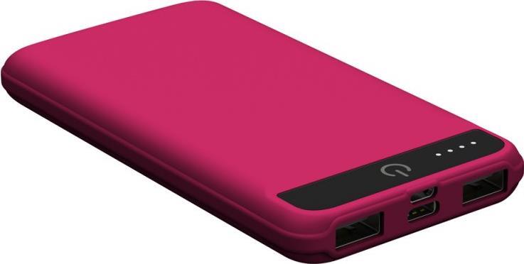 iconBIT FTB10000GT Lithium Polymer (LiPo) 10000mAh Pink Akkuladegerät (FT-0103G)