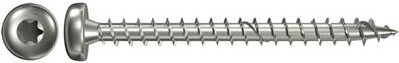 Fischer 657389 Senkkopfschrauben 6 mm 50 mm Torx galvanisch verzinkt 50 St. (657389)