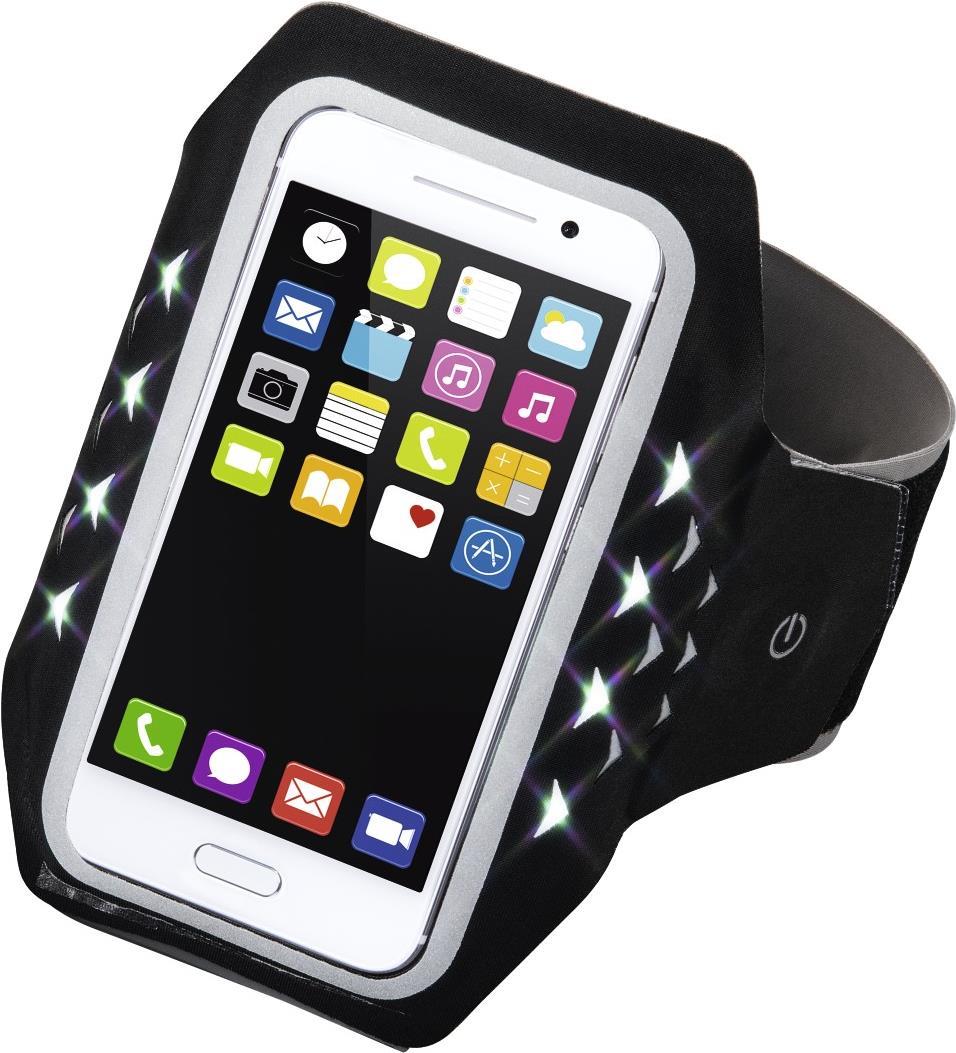 Hama Running - Handy/Smartphone - Handgelenk - Passive Halterung - Schwarz - Spandex - 12,7 cm (5 ) (00177789)