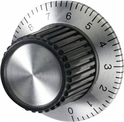 TRU COMPONENTS Feinstellskala Aluminium (eloxiert) (Ø x H) 37 mm x 23.3 mm 1 St. (718295)