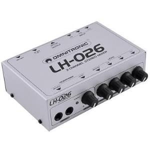 Omnitronic LH-026 3-Kanal-Stereo-Mixer (10355026)