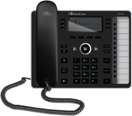 AudioCodes IP-Phone 440HD, Gigabit, PoE & PSU, White (IP440HDEPSWG)