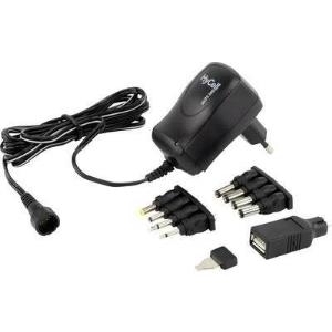 HyCell Steckernetzteil, einstellbar 1201-0005 3 V, 4.5 V, 5 V, 6 V, 7.5 V, 9 V, 12 V 600 mA 3.6 W (1201-0005)