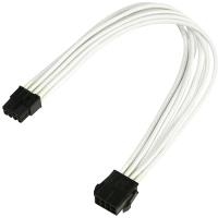 Nanoxia 8-Pin PCI-E Verlängerung - Stromkabel - PCI-Express-Stromversorgung, 8-polig - PCI-Express-Stromversorgung, 8-polig - Weiß - 30cm - Einzelsleeve (900400022)
