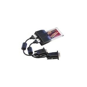 Exsys EX-1362 - Serieller Adapter - CardBus - RS-232, RS-485 - 2 Anschlüsse (EX-1362)