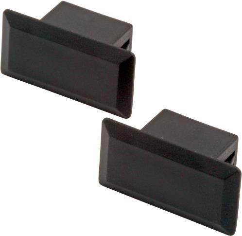EFB-Elektronik GmbH Blindstopfen Kunststoff schwarz für Bohrungen SC duplex/LC quad/ST duplex,VPE100, Blindstopfen für ungenutzte Ports (53028.1-100)