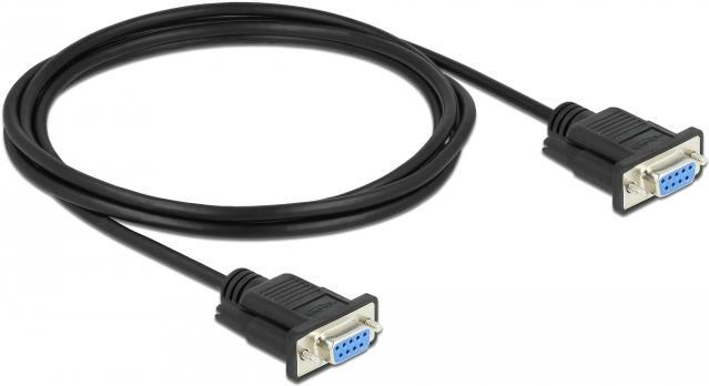 Delock cavo seriale RS-232 Sub-D9 femmina-femmina null modem da 2 m