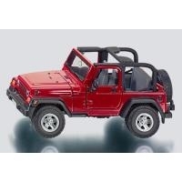 Siku Jeep Wrangler - 1:32 - Vormontiert - Jeep Wrangler - Stadtauto - Metall - Kunststoff - Schwarz - Rot (S-4870)