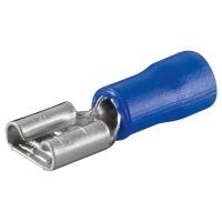 Flachsteckhülsen blau -