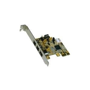 Exsys EX 16415 - FireWire-Adapter - PCI Express x1 - Firewire, FireWire 800 - 3 Anschlüsse + 1 x FireWire (EX-16415)