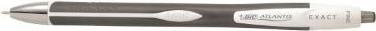 BIC Druckkugelschreiber Atlantis Exact, schwarz Strichfarbe: schwarz, Strichstärke: 0,3 mm, Schaftfarbe: - 1 Stück (918506)