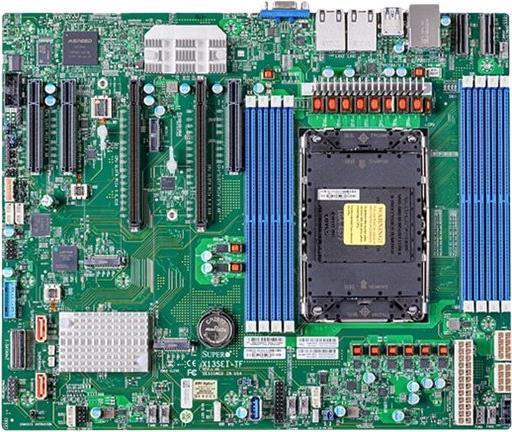 Super Micro SUPERMICRO X13SEI-TF - Motherboard - ATX - LGA4677 Socket-E - Intel C741 Chipsatz - USB 3,2 Gen 1 - 2 x 10 Gigabit LAN - Onboard-Grafik (MBD-X13SEI-TF-B)