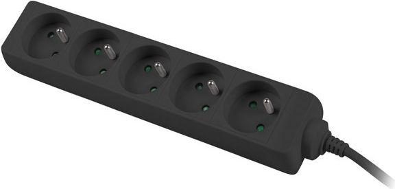 Lanberg 5 gniazd 3.0m (PS0-05E-0300-BK)