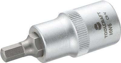 TOOLCRAFT Steckschlüssel-Einsatz 12,5 mm (1/2) mit Sechskant-Bit 816156 Länge 55 mm