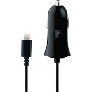 BeHello - Netzteil - Pkw - 2,1 A (Lightning) - Schwarz - für Apple iPad/iPhone/iPod (Lightning) (BEHCAC00005)