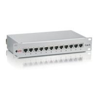 equip 25,40cm (10) Patch Panel Kat.6 E, 12 Port, 1 HE, lichtgrau (208014)