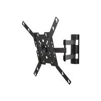 Peerless Tru Vue TRA765 - Befestigungskit (Gelenkwandmontage) für LCD-/Plasmafernseher - mattschwarz - Bildschirmgröße: 55,9 - 116,8 cm (22 - 116,80cm (46)) - Montageschnittstelle: 400 x 400 mm (TRA746)