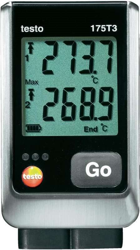 TESTO Temperatur-Datenlogger 175 T3 (0572 1753)