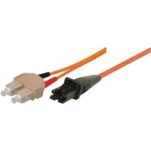 Tecline Fröhlich + Walter - Patch-Kabel - SC multi-mode (M) - MT-RJ Multimodus (M) - 2 m - Glasfaser - 50/125 Mikrometer - OM2 - orange (75002)