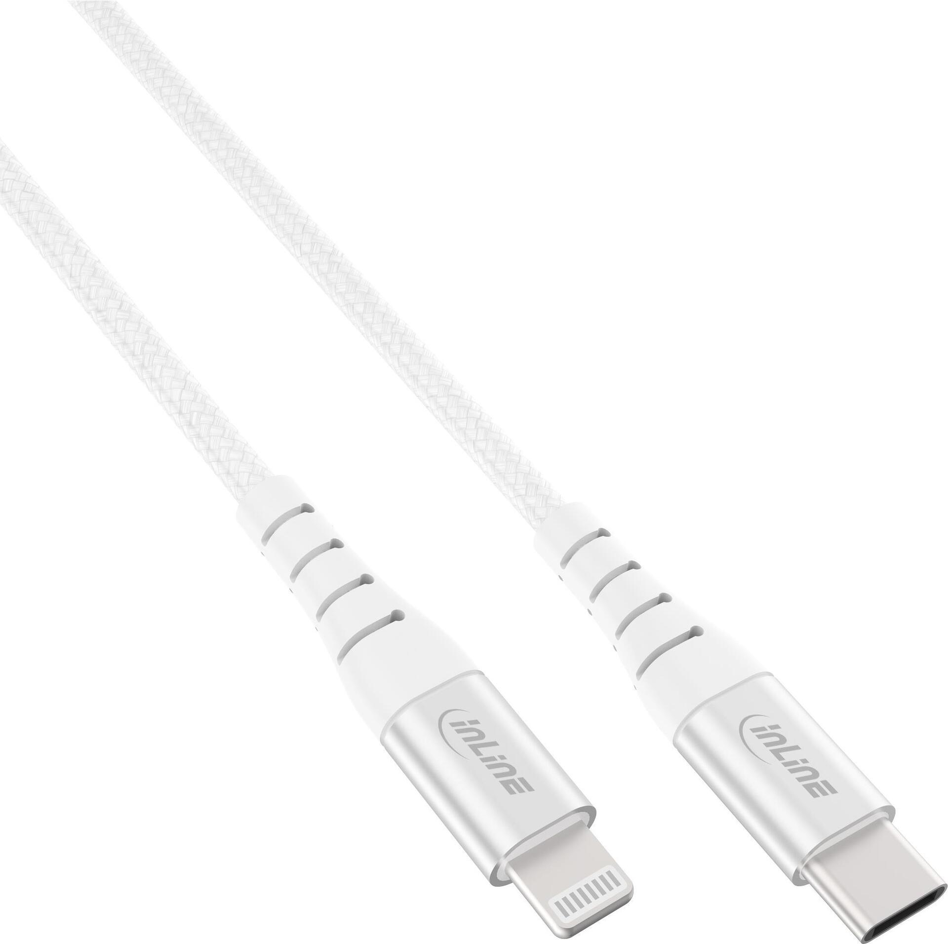 Cavo Lightning USB-C - per iPad - iPhone - iPod - argento-alluminio - 2 m MFi