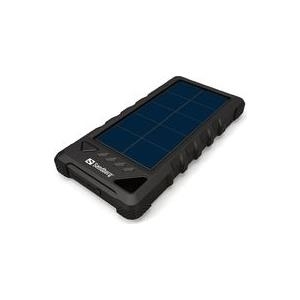 Sandberg Outdoor Solar Powerbank 16000 - Powerbank - Solar Li-Ion 16000 mAh - 3,4 A - 2 Ausgabeanschlussstellen (USB (nur Strom)) - auf Kabel: Micro-USB (420-35)