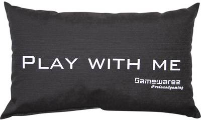 Gamewarez Gaming Kissen PlayWithMe schwarz (PIA04PWM00)