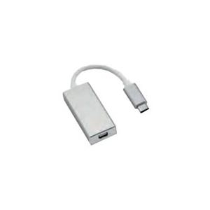 ROLINE 12.03.3225 cavo e adattatore video 0,1 m USB tipo-C Mini DisplayPort Argento (ROLINE Cableadapter USB3.1 C-MiniDP. M/F.