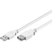 goobay USB 2.0 USB forlÃ¦ngerkabel 30cm Hvid