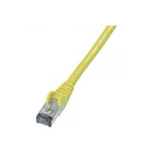 Wentronic Cavo di collegamento di rete RJ45 CAT 6 S/FTP 1x Spina RJ45 - 1x Spina RJ45 1 m giallo ignifugo m