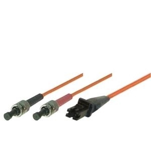 Tecline Fröhlich + Walter - Patch-Kabel - ST multi-mode (M) - MT-RJ Multimodus (M) - 5 m - Glasfaser - 50/125 Mikrometer - OM2 - orange (75705)