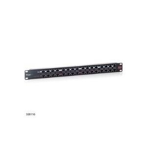 Equip Passive POE Patchpanel - Patch Panel - RJ-45 X 16 - Schwarz - 1U (328116)