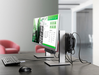 HP Business Slim - Tastatur - mit Smart Card reader (CCID) - USB - Englisch QWERTY - Schwarz - bulk - 10 Einheiten