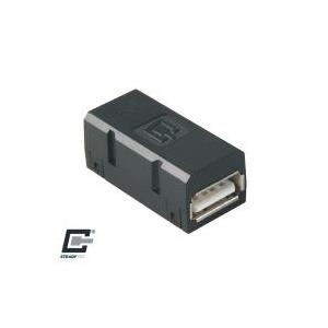 BTR E-DAT - Invertieradapter - USB Typ A, 4-polig (W) - USB Typ A, 4-polig (W) (USB / Hi-Speed USB) - Schwarz (1401U00812KI)
