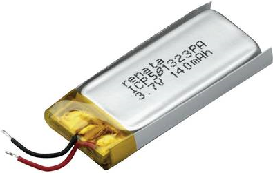 Renata Spezial-Akku ICP071425 Kabel LiPo ICP581323PA 3.7 V 145 mAh (100692)