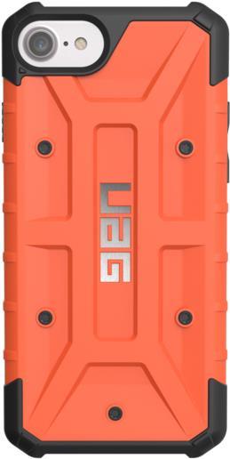 Urban Armor Gear Pathfinder - Hintere Abdeckung für Mobiltelefon - Polycarbonat, Gummi - orange, Rust - für Apple iPhone 6s, 7 (IPH7-6S-A-RT)